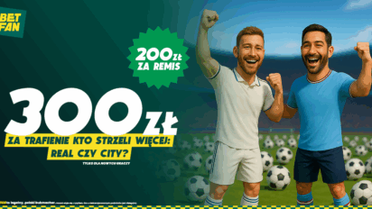 Freebet 300 PLN za wytypowanie drużyny z większą liczbą goli w KMŚ
