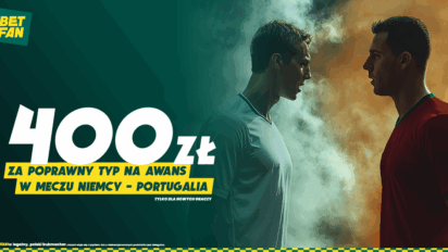 Freebet 400 PLN za poprawny typ na awans w meczu Niemcy - Portugalia
