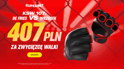 Bonus 407 PLN na KSW 107
