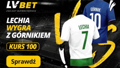 Kurs 100.00 na zwycięstwo Lechii Gdańsk z Górnikiem Zabrze