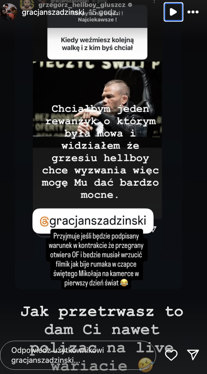 Gracjan Szadziński odpowiada Hellboyowi