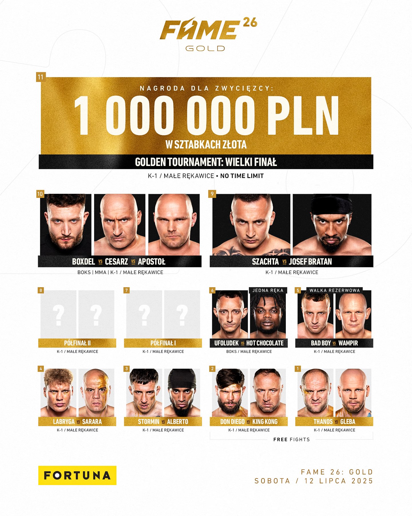 fame mma 26 karta walk