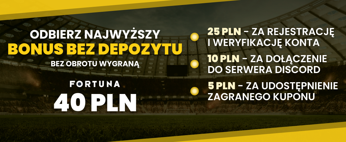 fortuna bonus bez depozytu