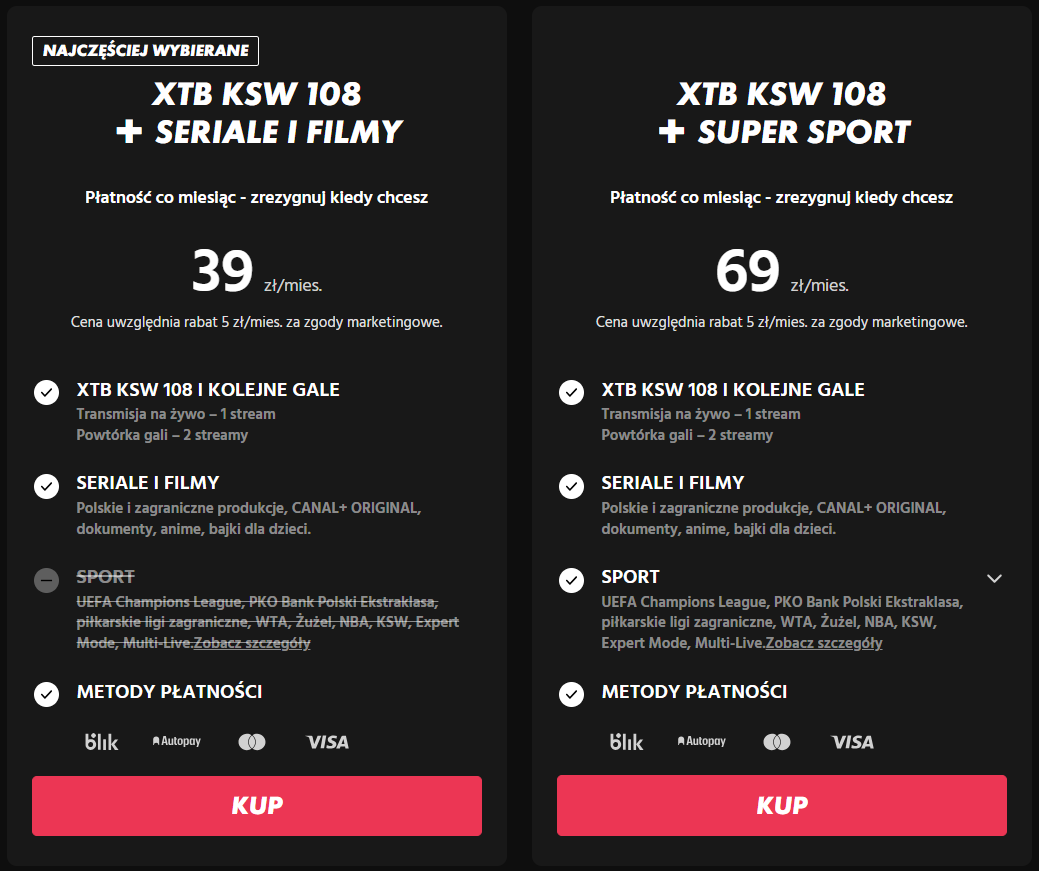 ksw 108 canal plus