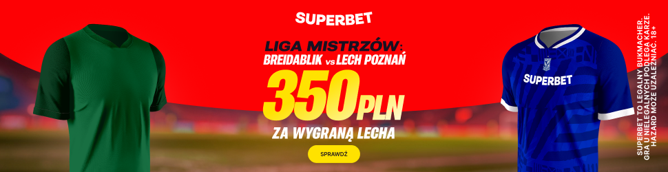 superbet bonus za wygrana lecha z breidablik