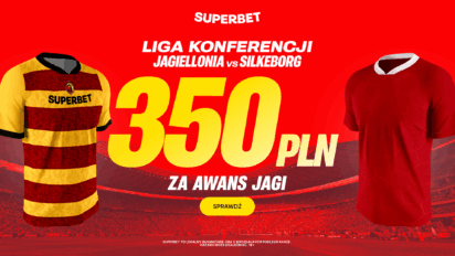 Bonus 350 PLN za awans Jagiellonii Białystok do 4. rundy LKE