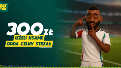 Bonus 300 PLN za celny strzał Nsame w meczu z Hibernian