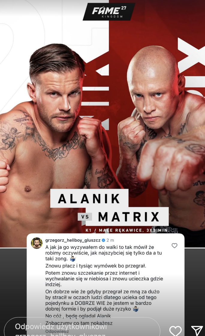 "Gdyby przegrał ze mną za dużo by stracił" - Hellboy pewny siebie