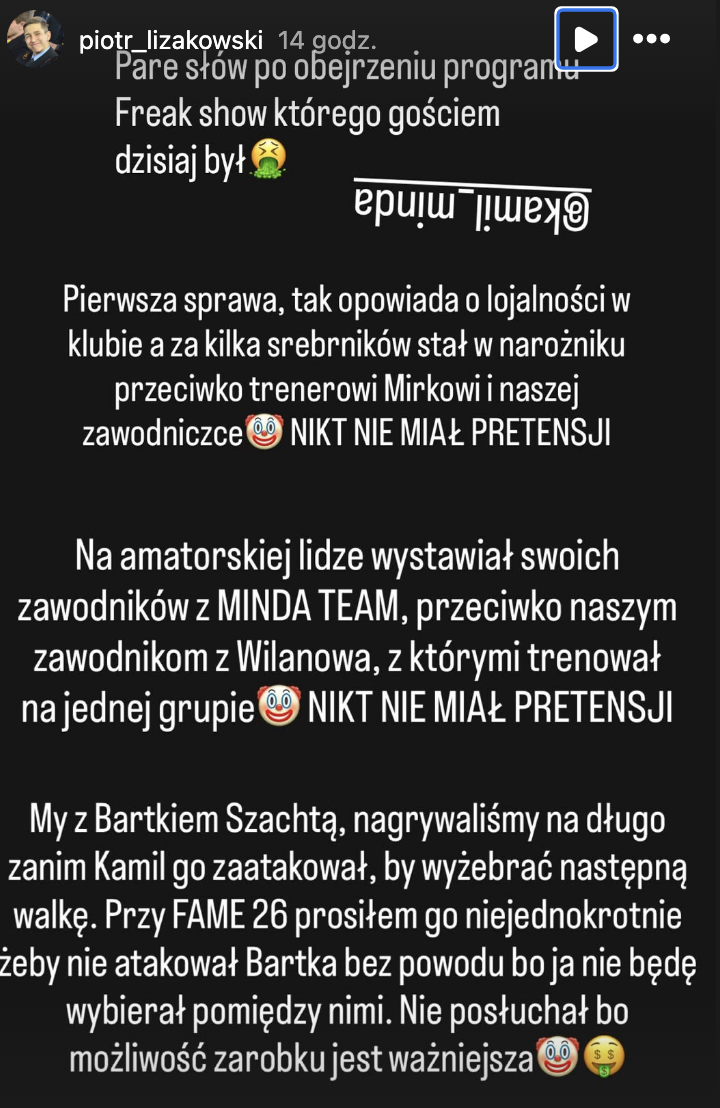 Lizak do Kamila Mindy