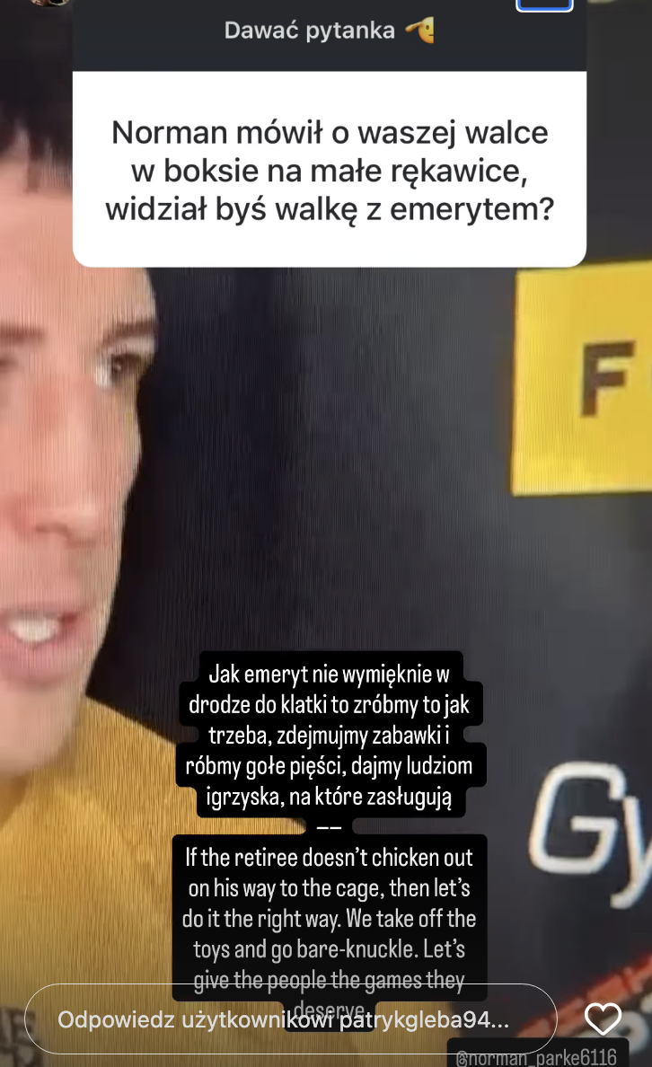 Norman Parke vs Gleba Tołkaczewski - Czy to możliwe?