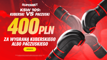 Bonus 400 PLN na KSW 109