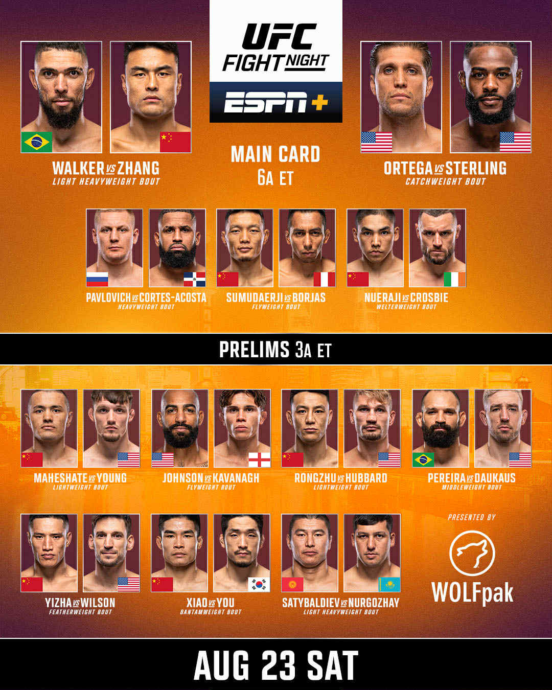 ufc walker vs zhang