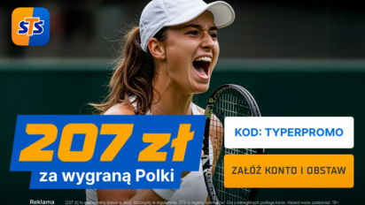 Bonus 207 PLN za wytypowanie wygranej Polki na US Open