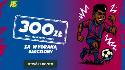 Freebet 300 PLN za wygraną FC Barcelony z Valencią