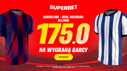Kurs 175.00 na zwycięstwo Barcelony w meczu z Realem Sociedad