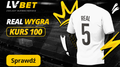 Kurs 100.00 na wygraną Realu Madryt z Espanyolem