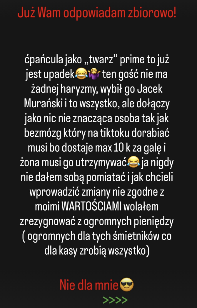 Don Kasjo znów mówi o Prime MMA