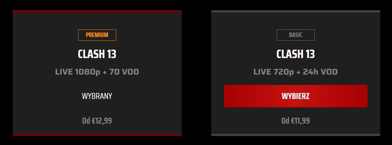 Clash MMA 13 ppv cena