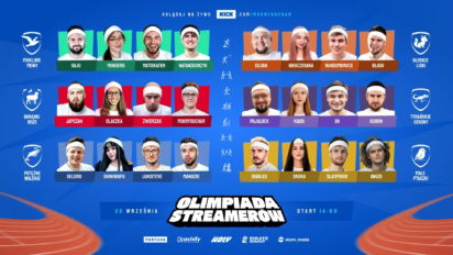 Olimpiada streamerów - wyniki, drużyny, konkurencje