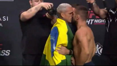 Spięcie Gamrota z Oliveirą podczas face2face!