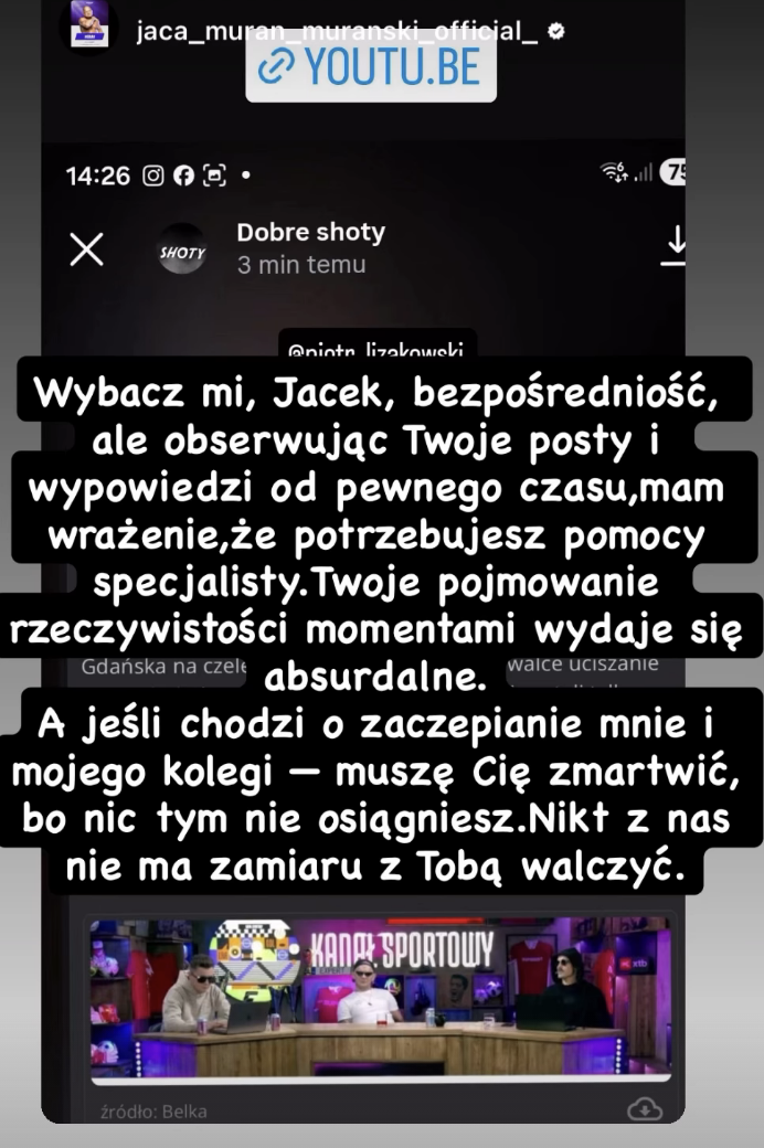 Nikt nie chce walczyć z Muranem?