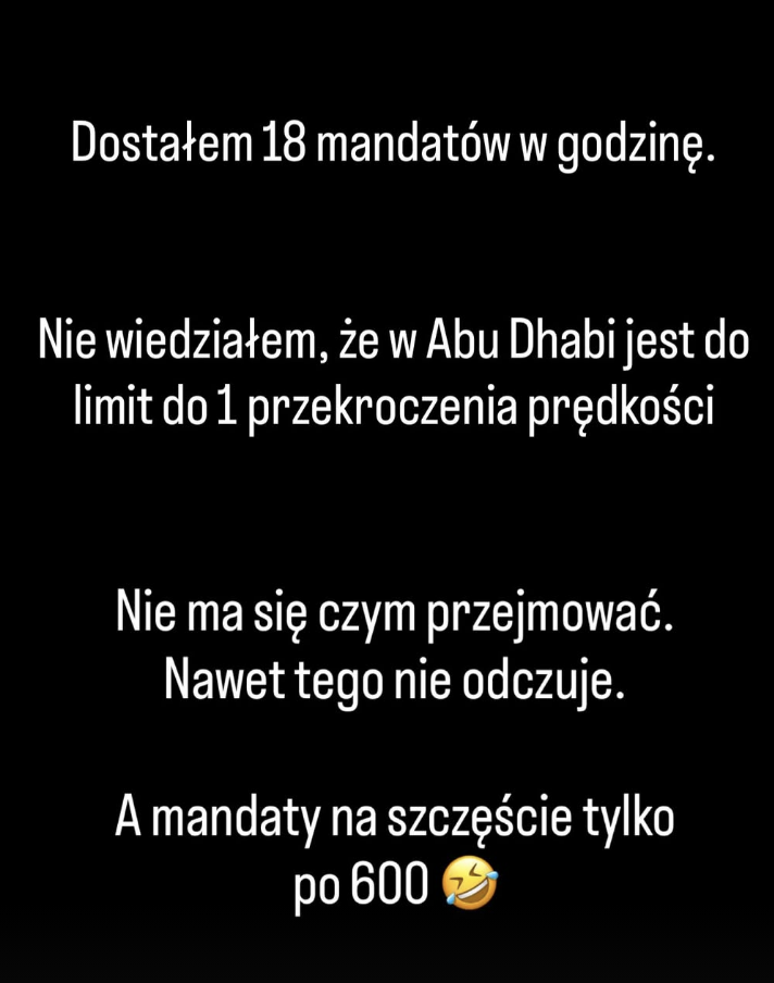 Marcoń nie znał prawa w Abu Dhabi