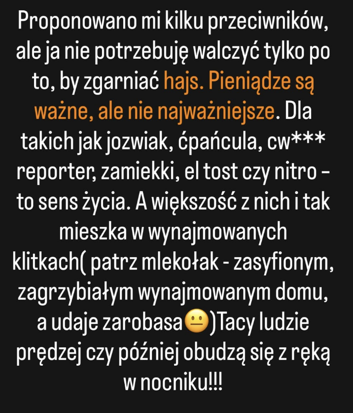 Życiński w FAME MMA?