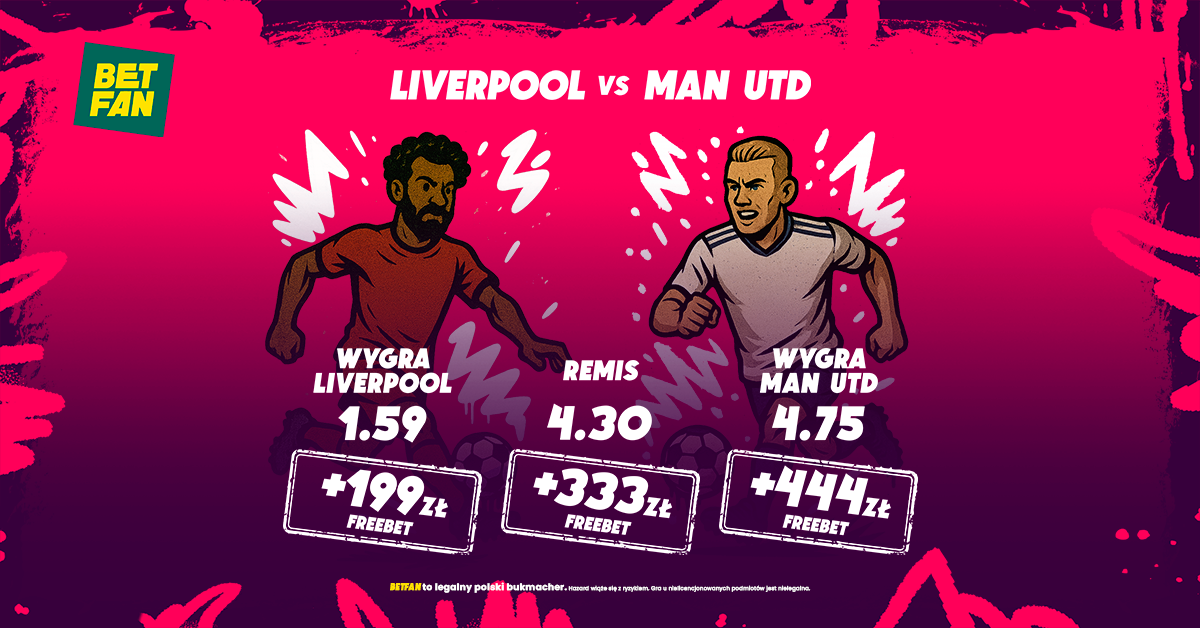 betfan bonus na mecz liverpool vs united