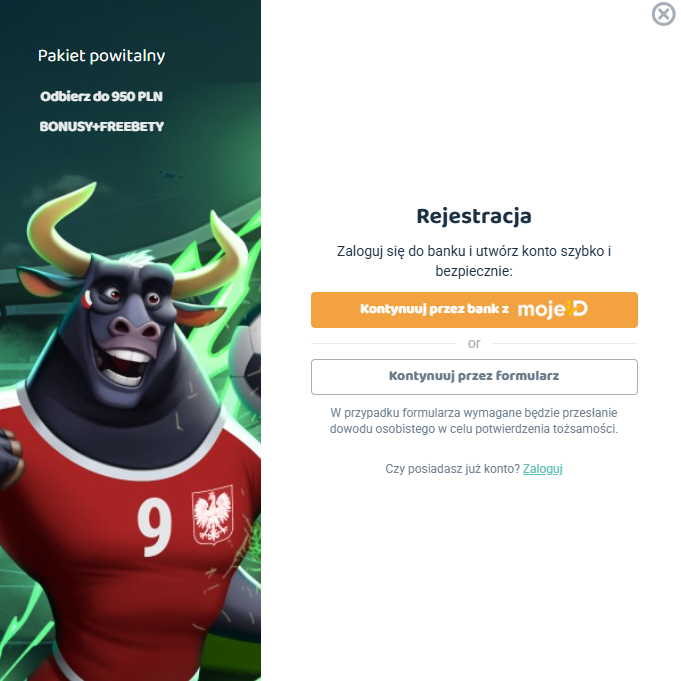 bukmacher lebull rejestracja