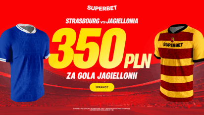 Bonus 350 PLN za gola Jagiellonii Białystok