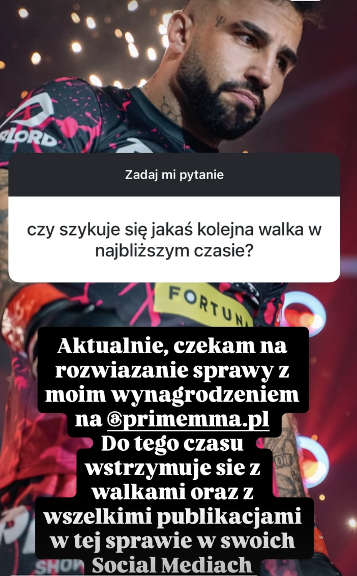 Hellboy o wypłacie z Prime MMA