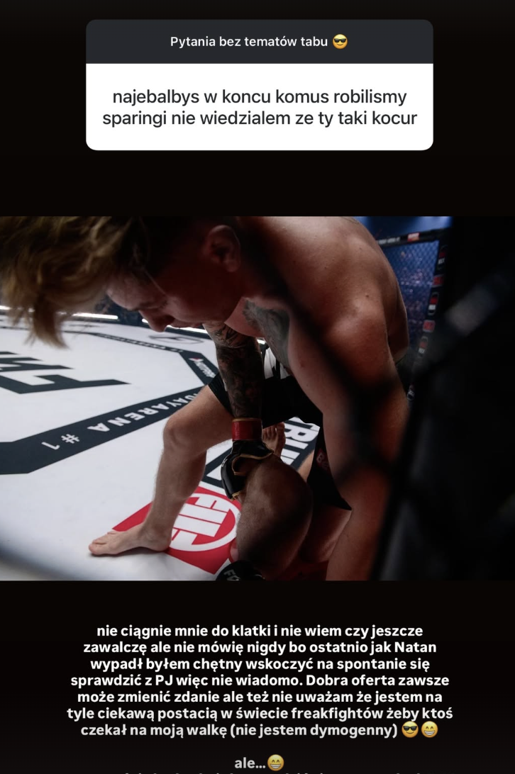 Medusa o przyszłej walce - "Nie uważam że jestem na tyle ciekawą postacią"