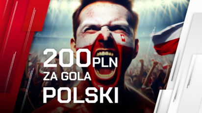 Freebet 200 PLN za gola Polski z Holandią