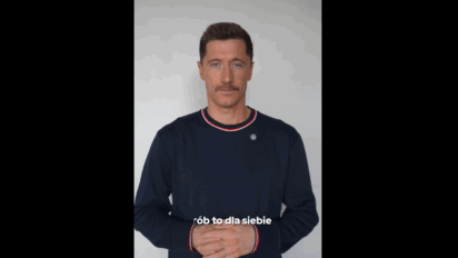 Wąsaty Lewandowski w słusznej sprawie