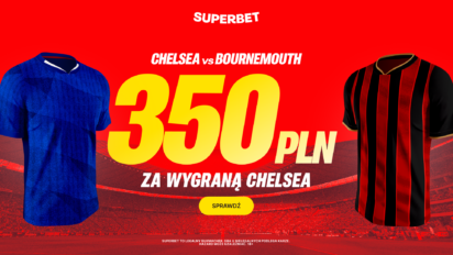 Bonus 350 PLN za wygraną Chelsea z Bournemouth
