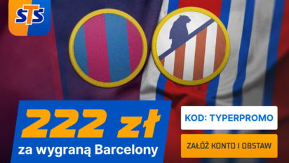 Bonus 222 PLN za wytypowanie zwycięzców w hitach La Liga i Pucharu Niemiec