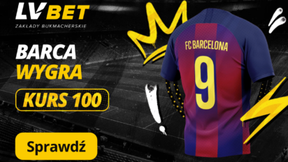 Kurs 100.00 na wygraną FC Barcelony z Eintrachtem Frankfurt