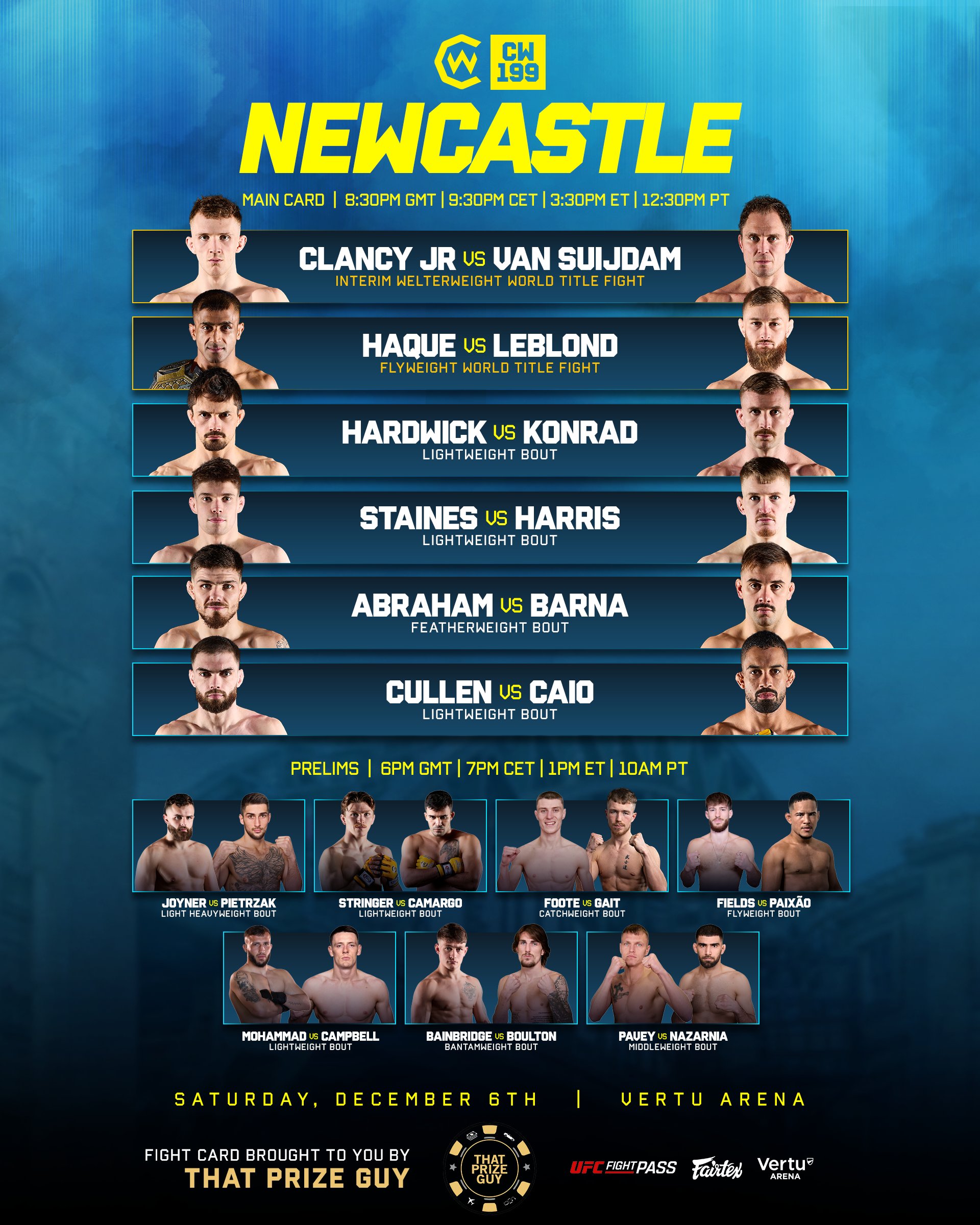 cage warriors 199 karta walk