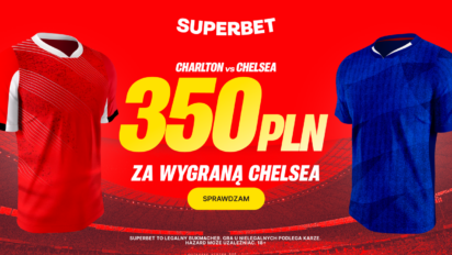 Bonus 350 PLN za zwycięstwo Chelsea w meczu z Charlton Athletic