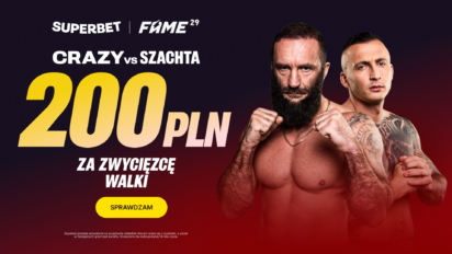 Bonus na FAME MMA 29 - odbierz 200 PLN za zwycięzcę walki Dawid Załęcki vs Bartosz Szachta