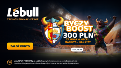 Bonus 300 PLN za gola w derbach Manchesteru