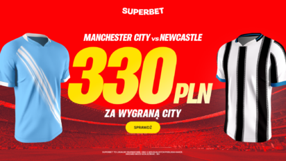 Bonus 350 PLN za gola Man City z Newcastle