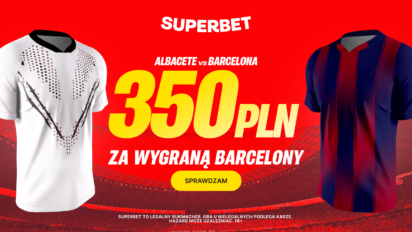 Bonus 350 PLN za zwycięstwo FC Barcelony z Albacete