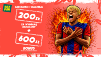 Freebet 200 PLN za zwycięstwo FC Barcelony z Villarrealem