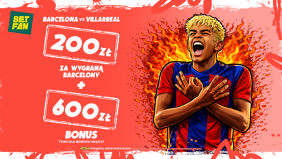 Freebet 200 PLN za zwycięstwo FC Barcelony z Villarrealem