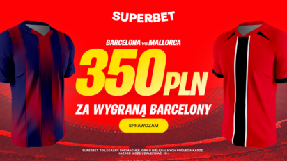 Bonus 350 PLN za wygraną FC Barcelony z Mallorką