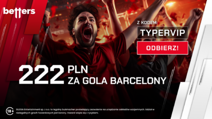 Bonus 222 PLN za gola Barcelony z Villarreal