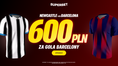 Bonus 600 PLN za gola Barcelony z Newcastle United
