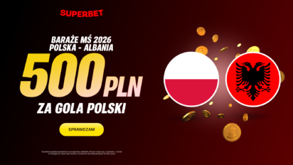 Bonus 500 PLN za gola Polski z Albanią