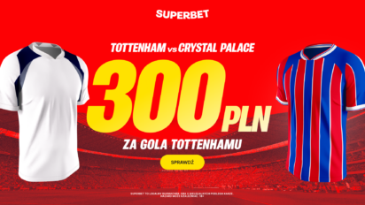 Bonus 300 PLN za gola Tottenhamu z Crystal Palace